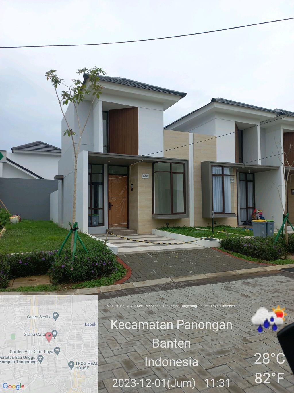 foto contoh rumah perumahan CITRA RAYA - CLUSTER GIVERNY