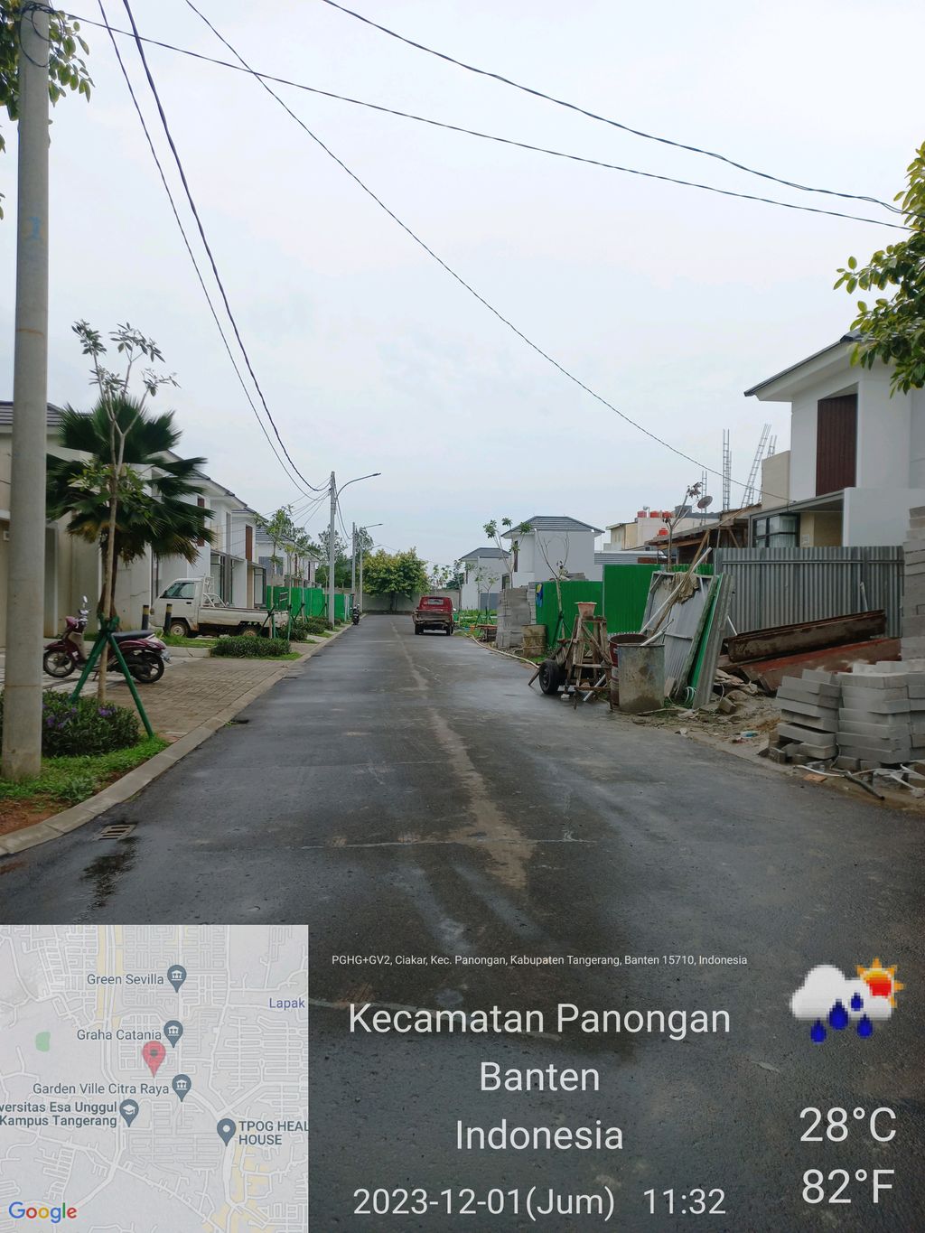 foto posisi tengah perumahan CITRA RAYA - CLUSTER GIVERNY