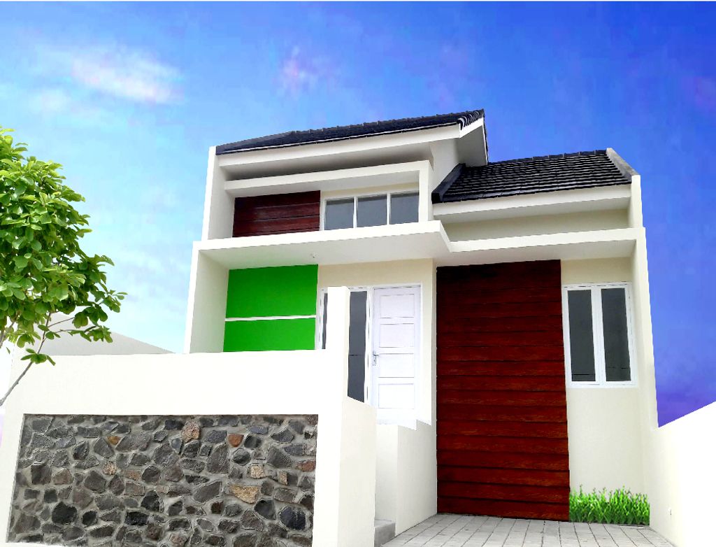 foto tampak rumah tipe T. 45 perumahan ARGOWILIS RESIDENCE