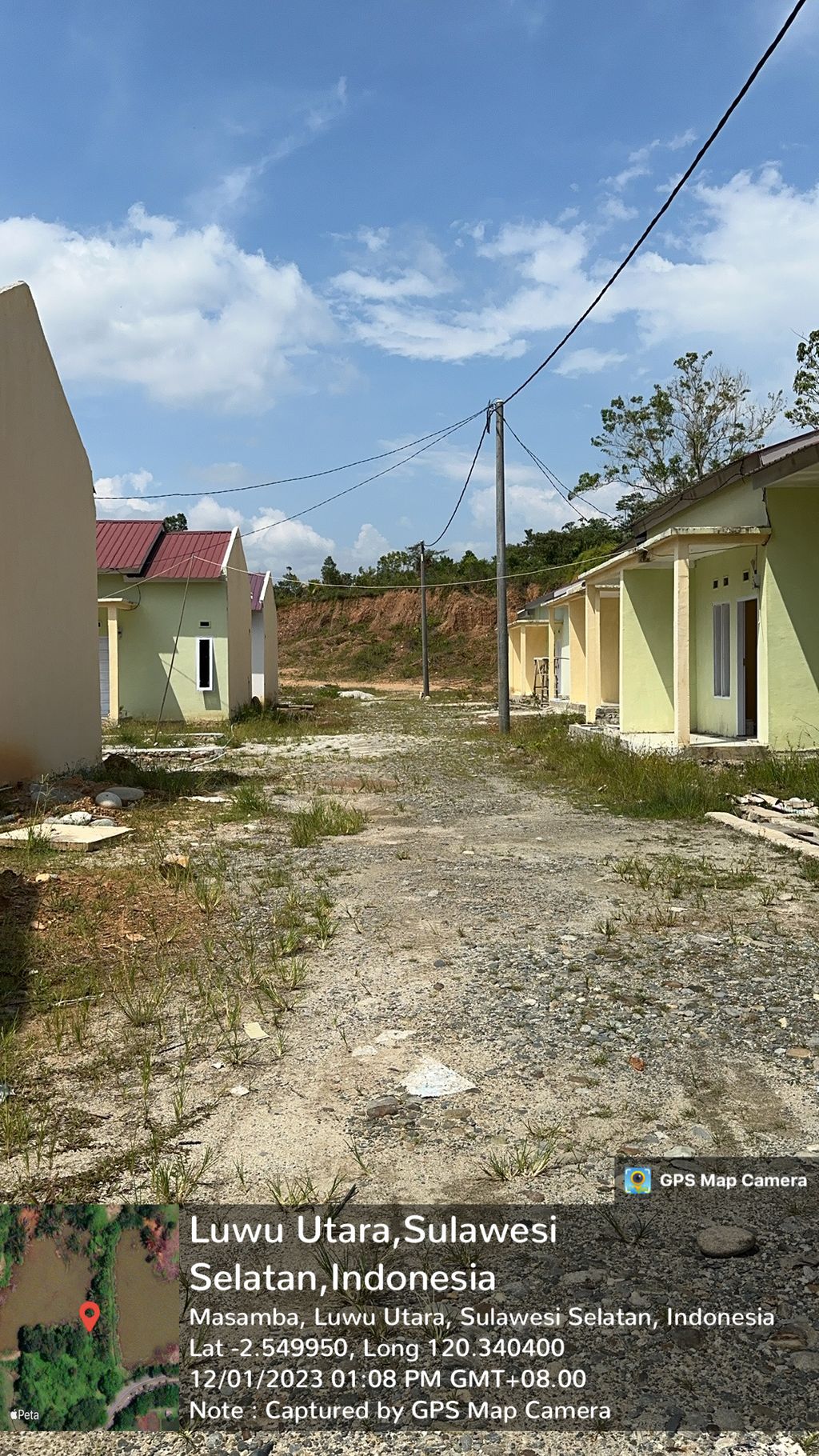 foto posisi tengah perumahan MADINAH SAUFA RESIDENCE
