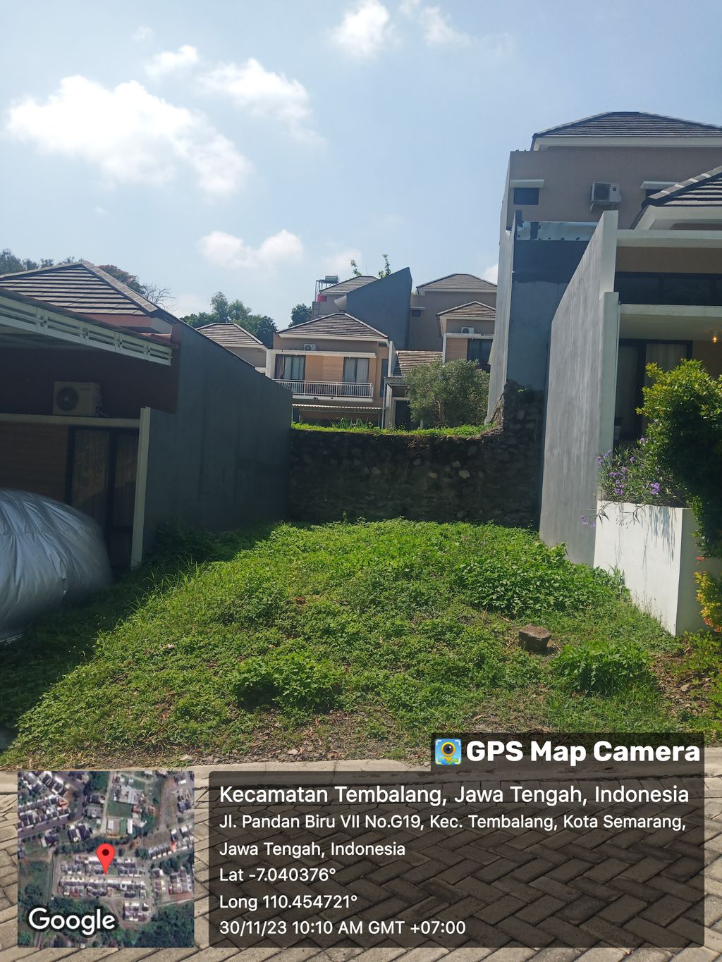 foto tampak rumah tipe 36/72 perumahan Pandanaran Height