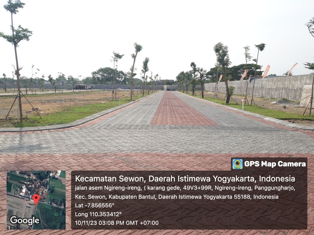 foto posisi tengah perumahan PONDOK PERMAI PARANGTRITIS 2