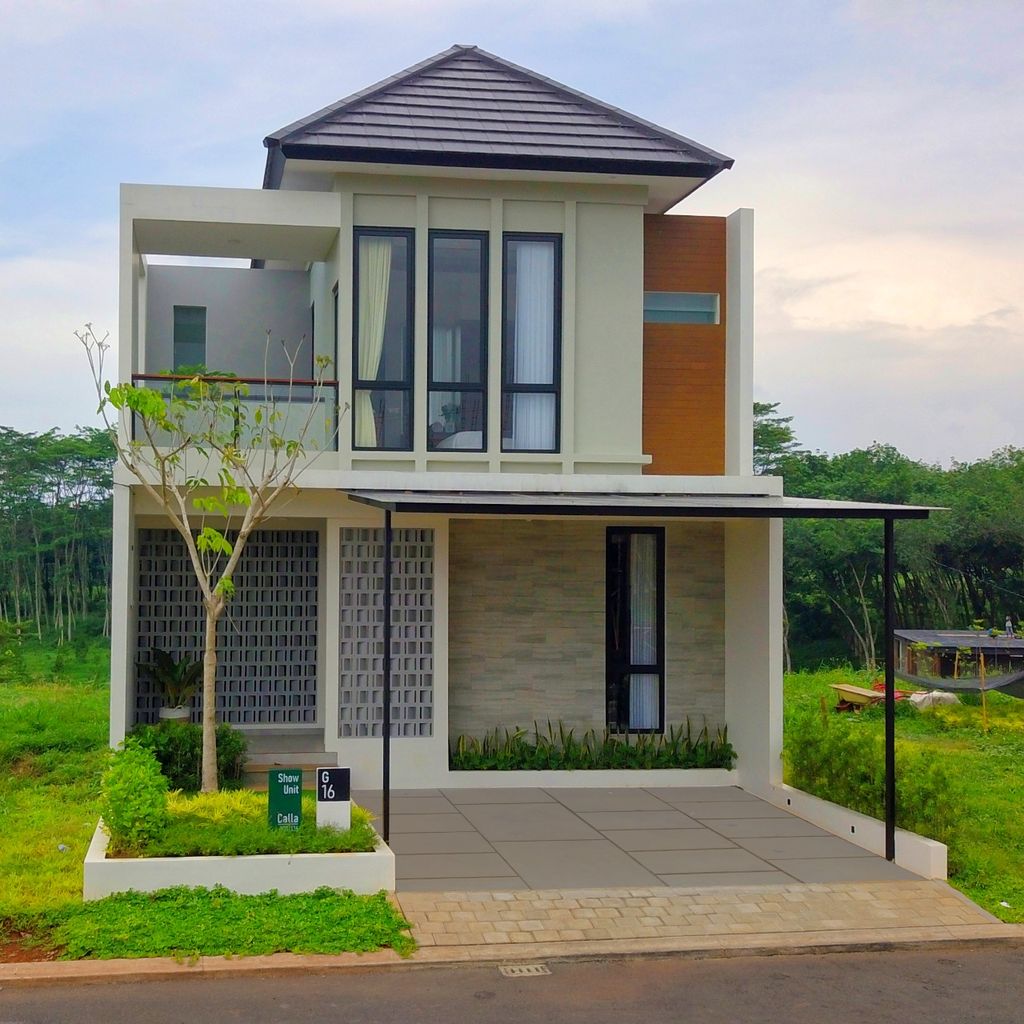 foto tampak rumah tipe HILAGO G/16 perumahan BSB City Hilago