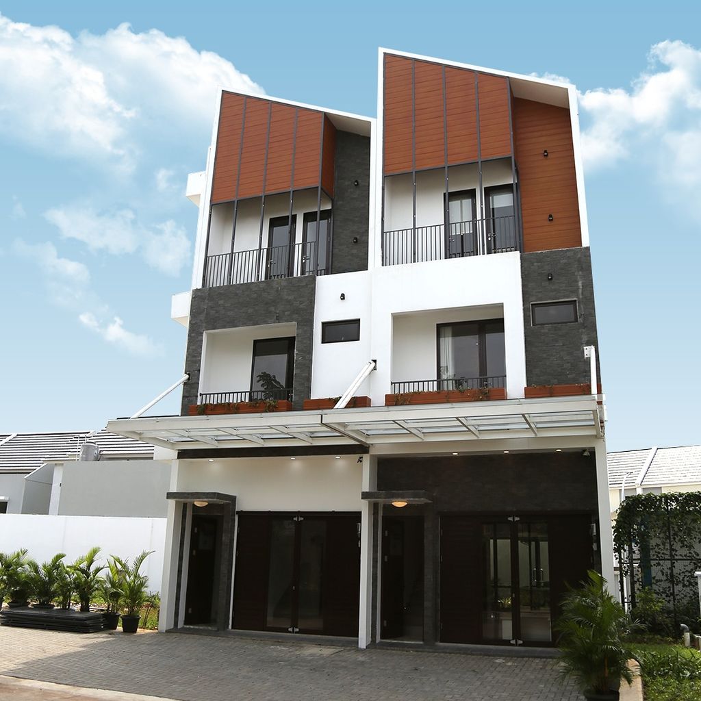 foto tampak rumah tipe Flexy Home perumahan SYNTHESIS HOMES