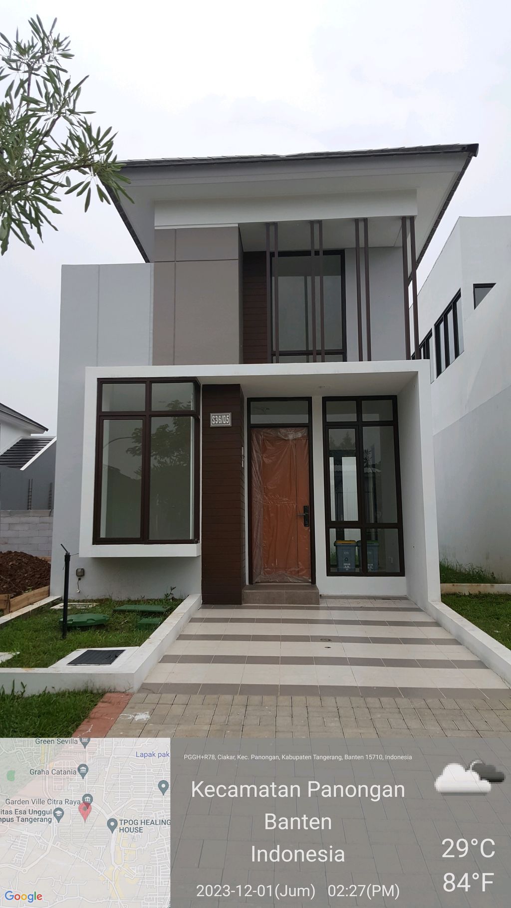foto contoh rumah perumahan CITRA RAYA - GARDEN VILLE - CLUSTER GIRONA