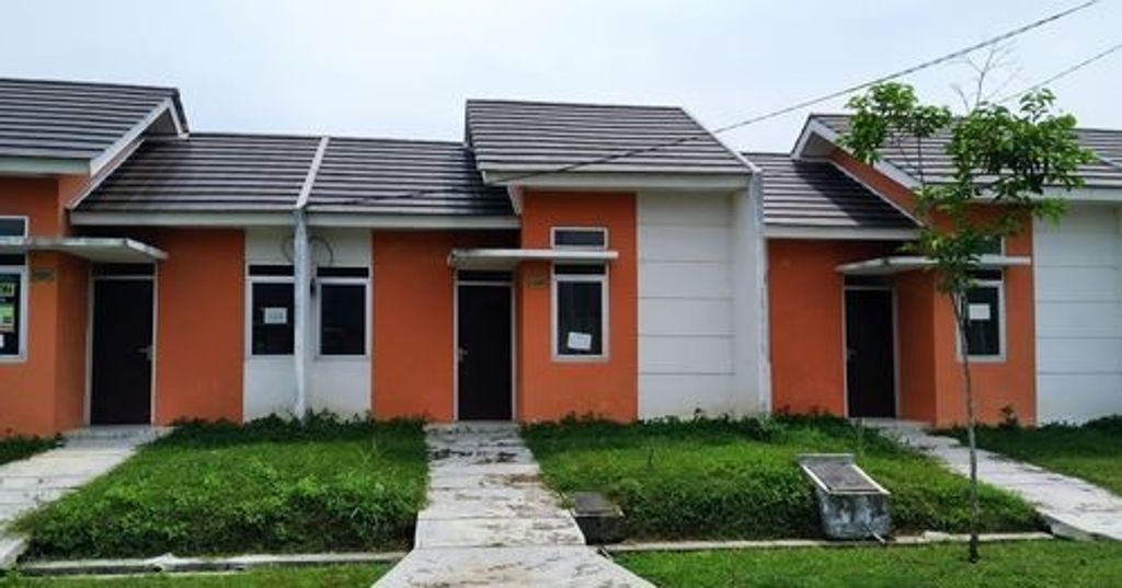 foto tampak rumah tipe LILY perumahan SPRING VIEW (CITRA MAJA RAYA JO)