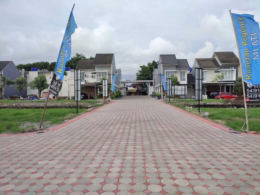 foto posisi tengah perumahan KUANTAN REGENCY MLATI