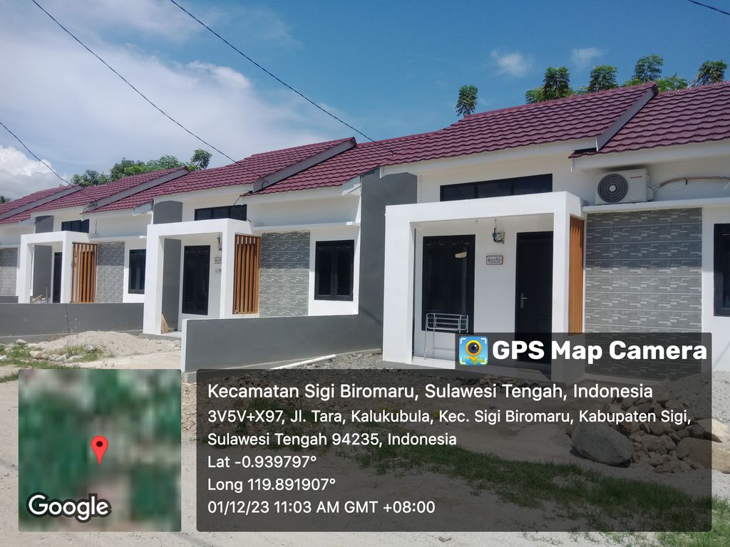 foto posisi tengah perumahan Hasanah Land Tahap 2