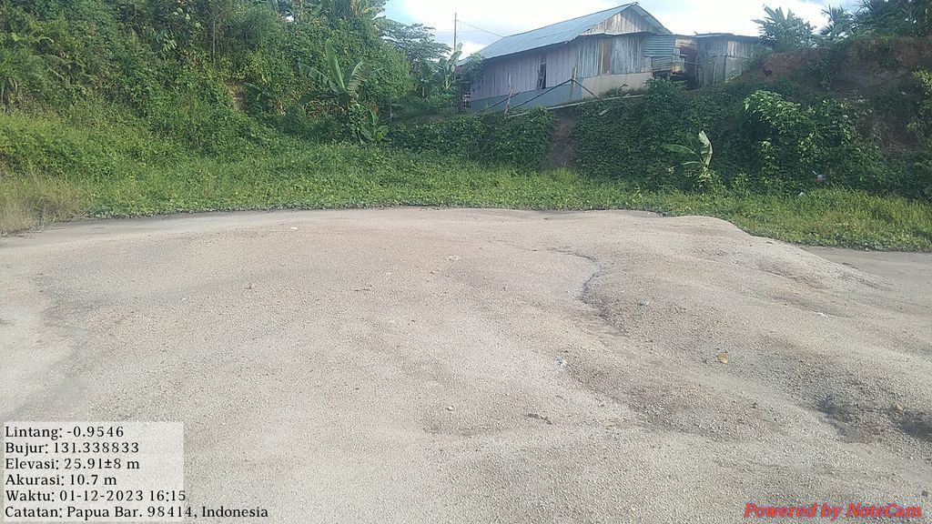 foto posisi tengah perumahan DEHOLAND TRANSAD PERMAI
