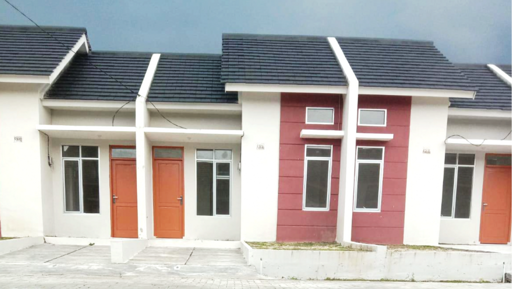 foto tampak rumah tipe KINTAMANI 27/60 perumahan Grand Citeras