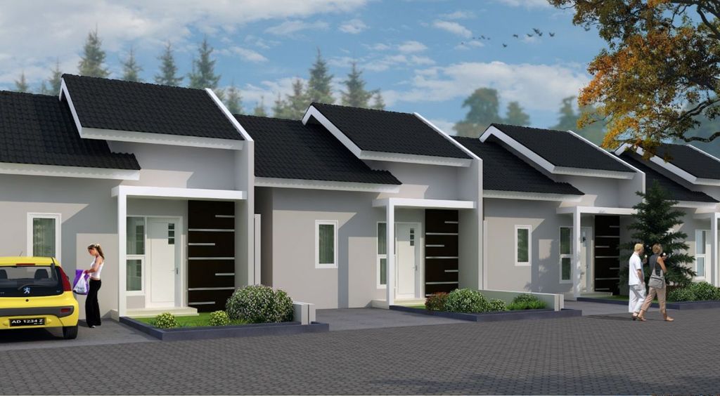 foto tampak rumah tipe 36/84 perumahan Anjayo 16