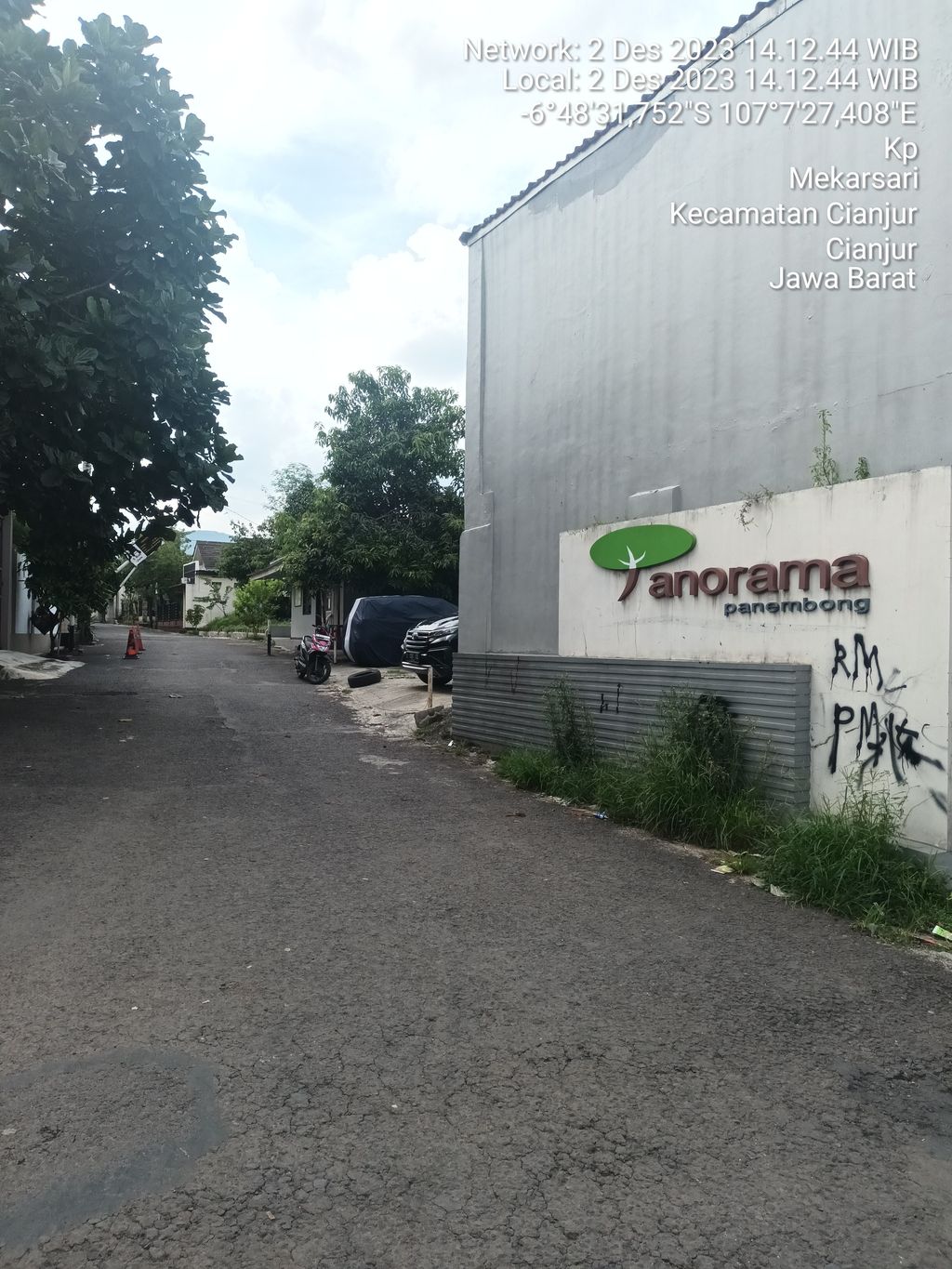foto gerbang perumahan PANORAMA PANEMBONG 3