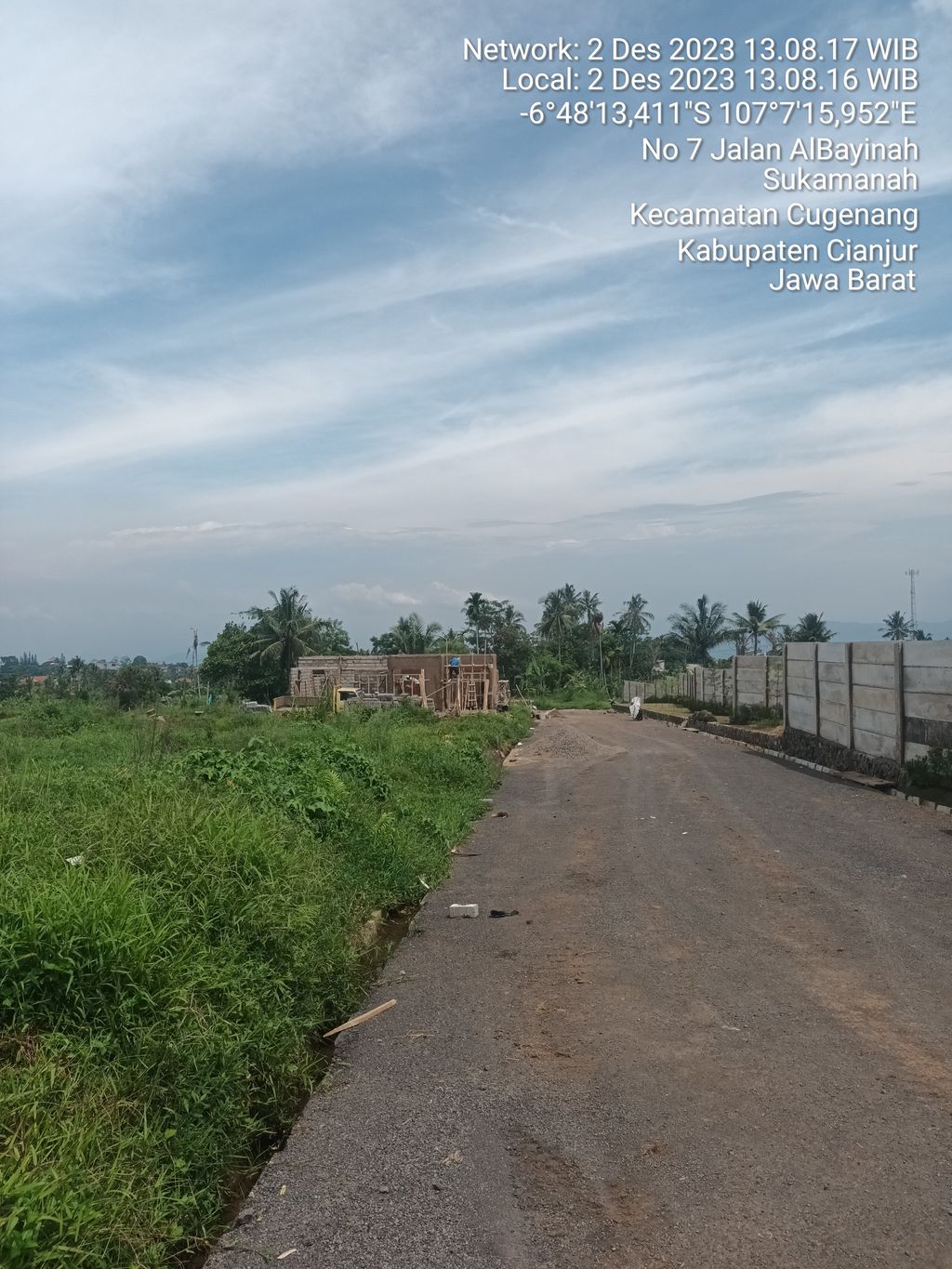 foto posisi tengah perumahan PANORAMA PANEMBONG 3