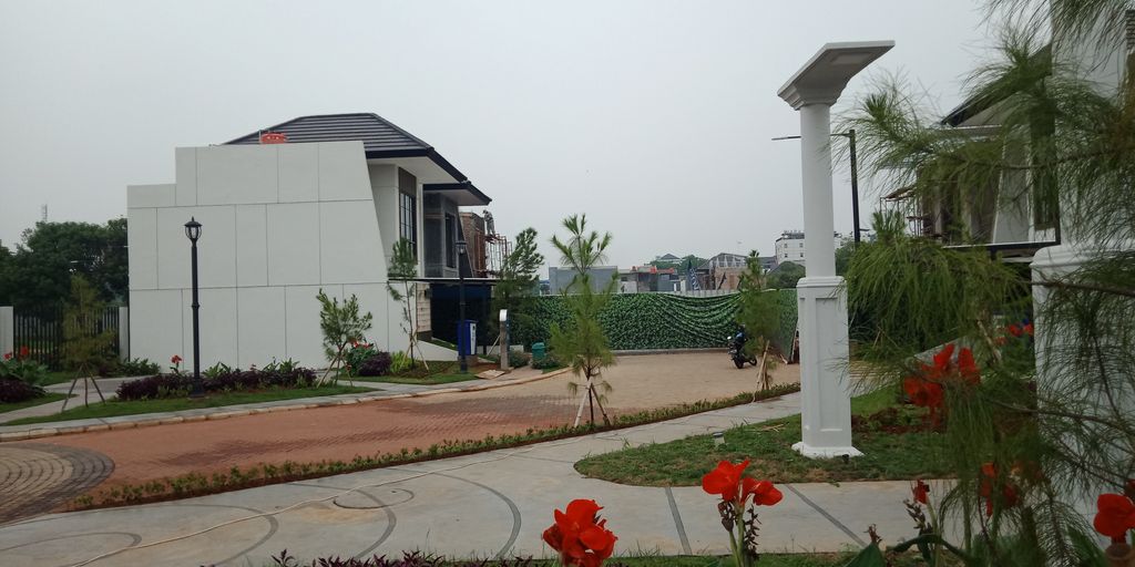 foto posisi tengah perumahan Metland Transyogi Cibubur
