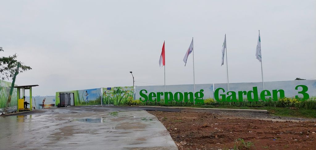 foto gerbang perumahan SERPONG GARDEN 3