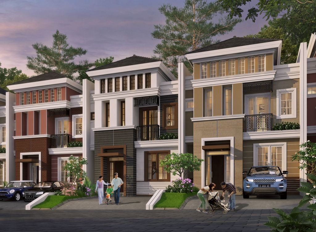 foto tampak rumah tipe PARADISO EXT perumahan Perumahan CitraGarden Malang