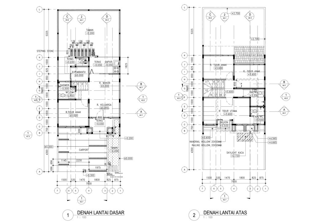 foto denah rumah tipe PARADISO EXT perumahan Perumahan CitraGarden Malang