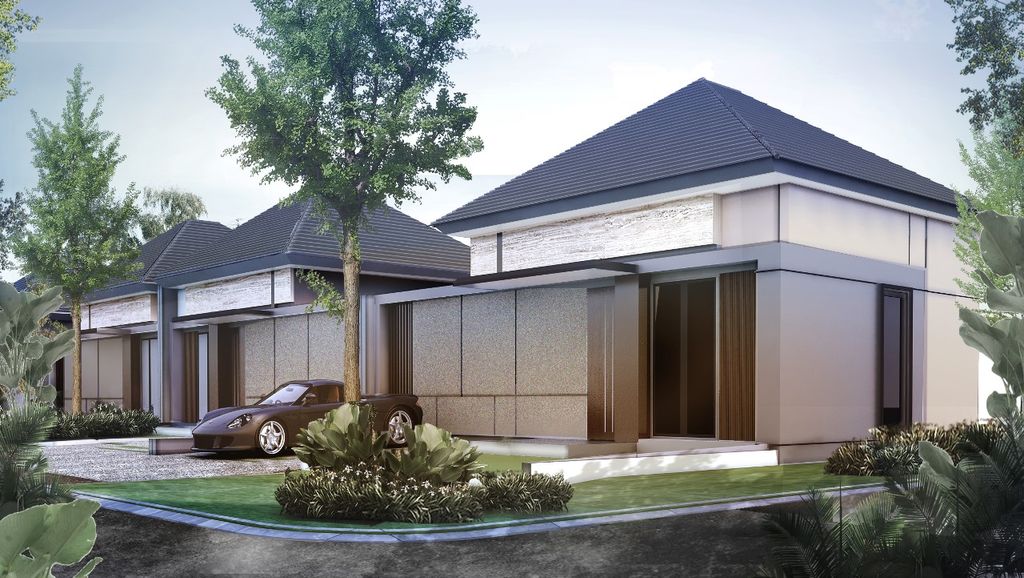 foto tampak rumah tipe HOOK perumahan PONDOK PERMAI GAMPING 1