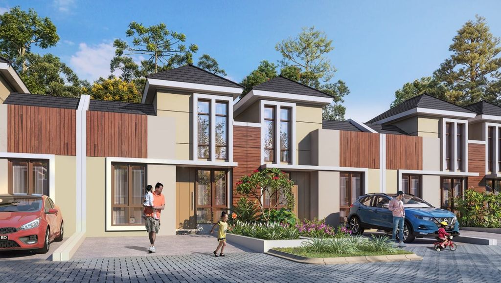 foto tampak rumah tipe GARDEN HOUSE EXT (1) perumahan Perumahan CitraGarden Malang