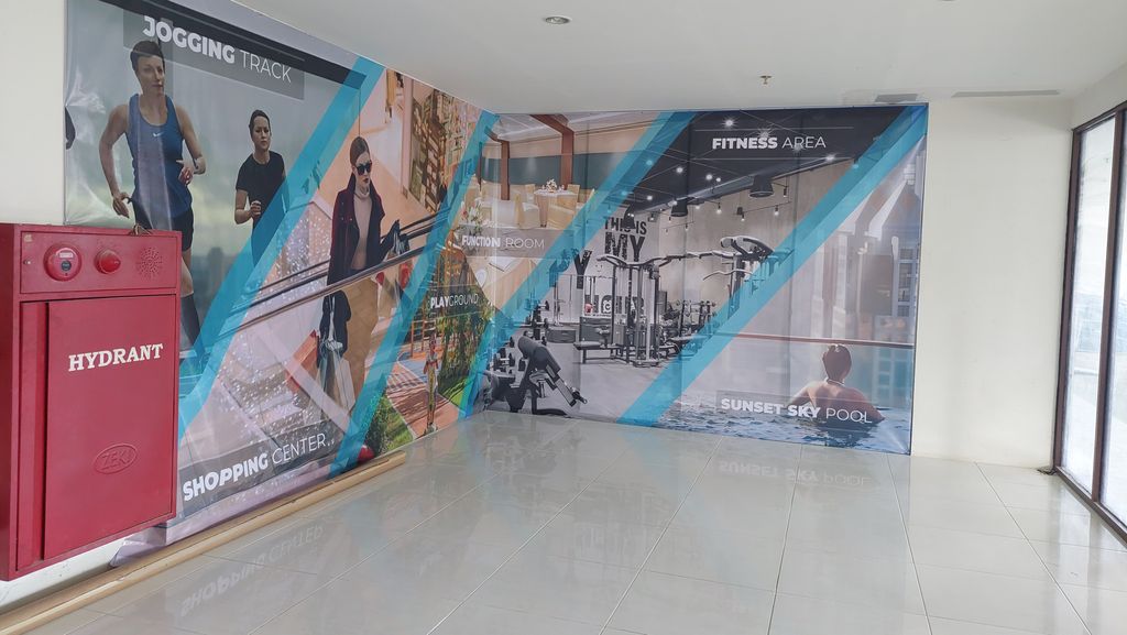foto posisi tengah perumahan Apartemen Sentraland Medan