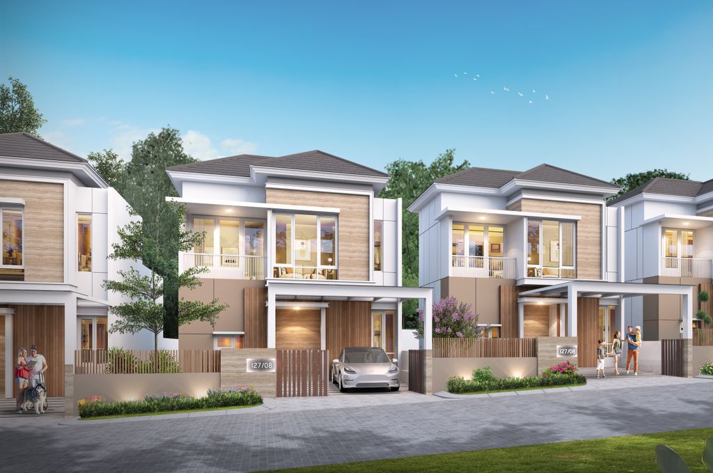 foto tampak rumah tipe AVENUE HOMES perumahan Perumahan CitraGarden Malang