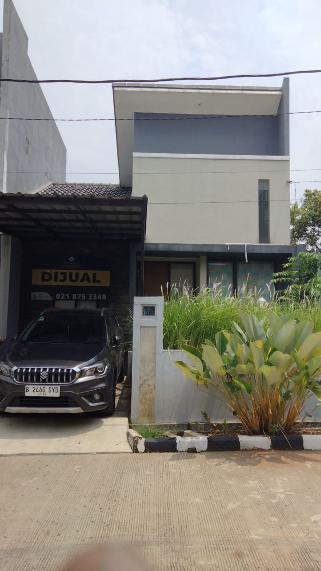 foto tampak rumah tipe 45/84 perumahan PERUMAHAN PERMATA CIMANGGIS THP 2