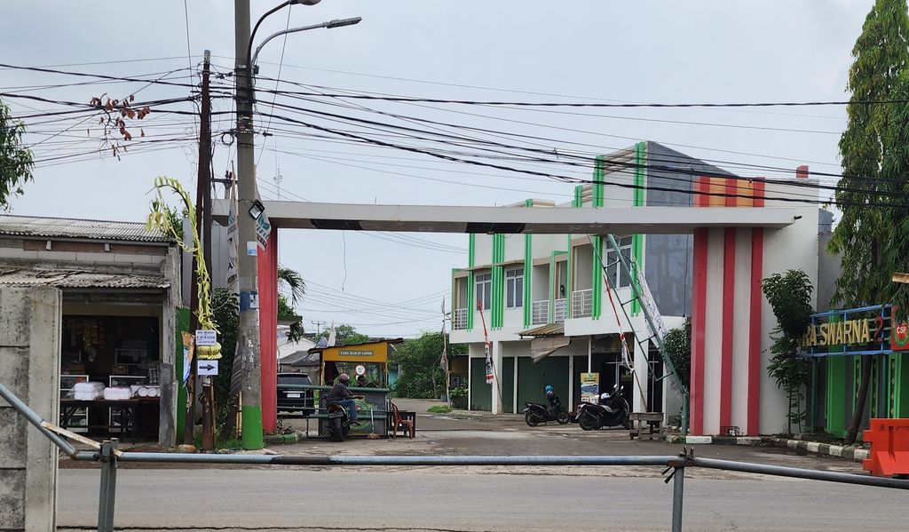 foto gerbang perumahan Citra Swarna Permai 2
