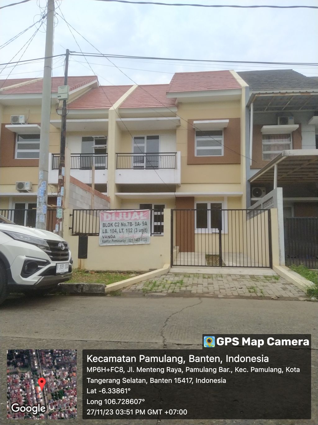 foto contoh rumah perumahan Gria Jakarta, Pamulang