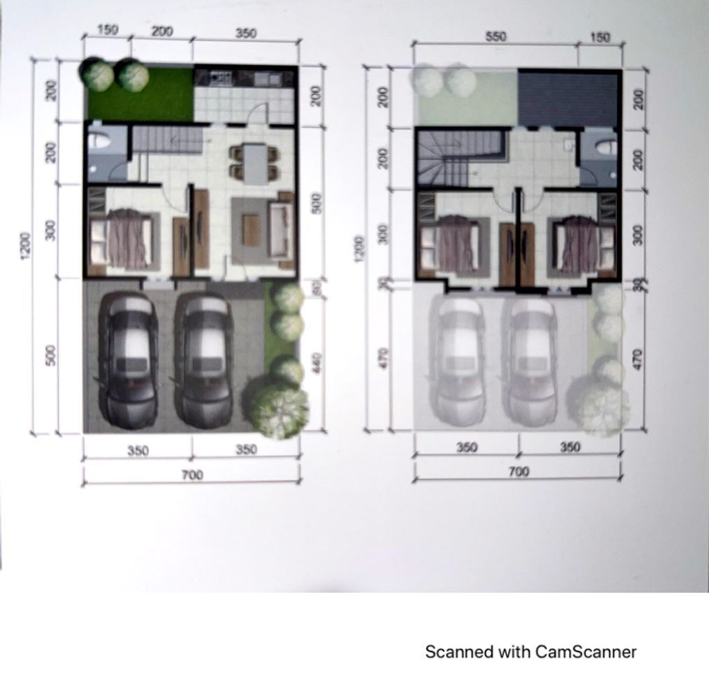 foto denah rumah tipe FREMONT perumahan SKYVILLE RESIDENCE