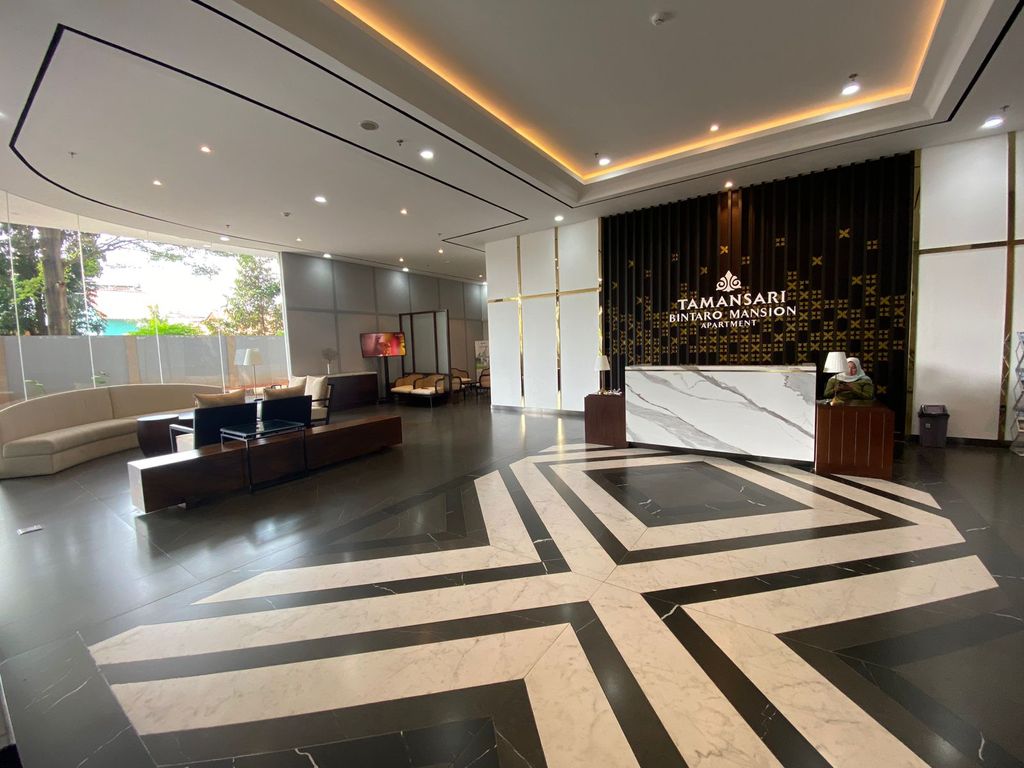 foto posisi tengah perumahan Tamansari Bintaro Mansion Apartment