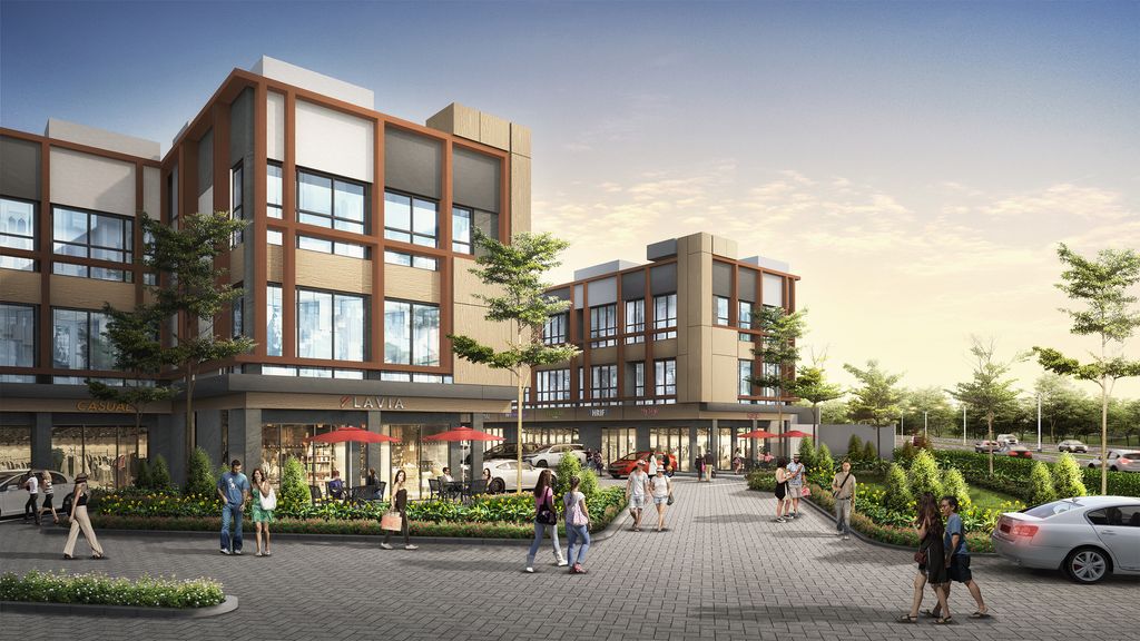foto tampak rumah tipe B'/C' (Standard 4.5x9+Var) perumahan Northridge Business Center