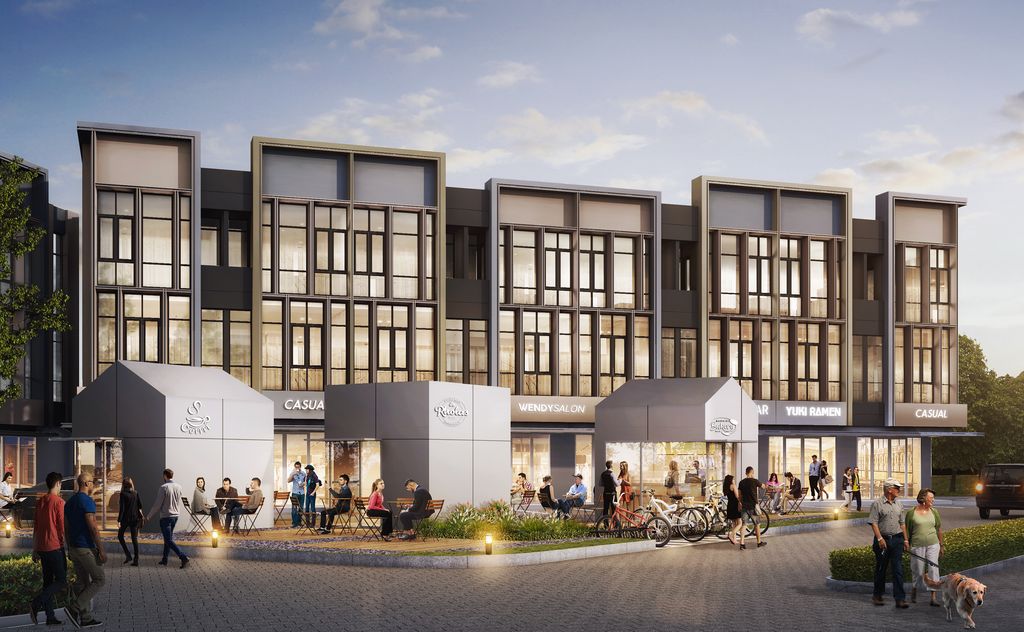 foto tampak rumah tipe F (Standard 4.2x9) perumahan Northridge Business Center