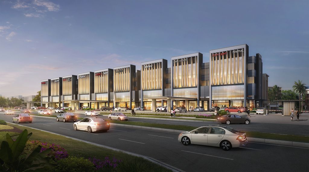 foto tampak rumah tipe F' (Standard 4.5 x 9) perumahan Northridge Business Center