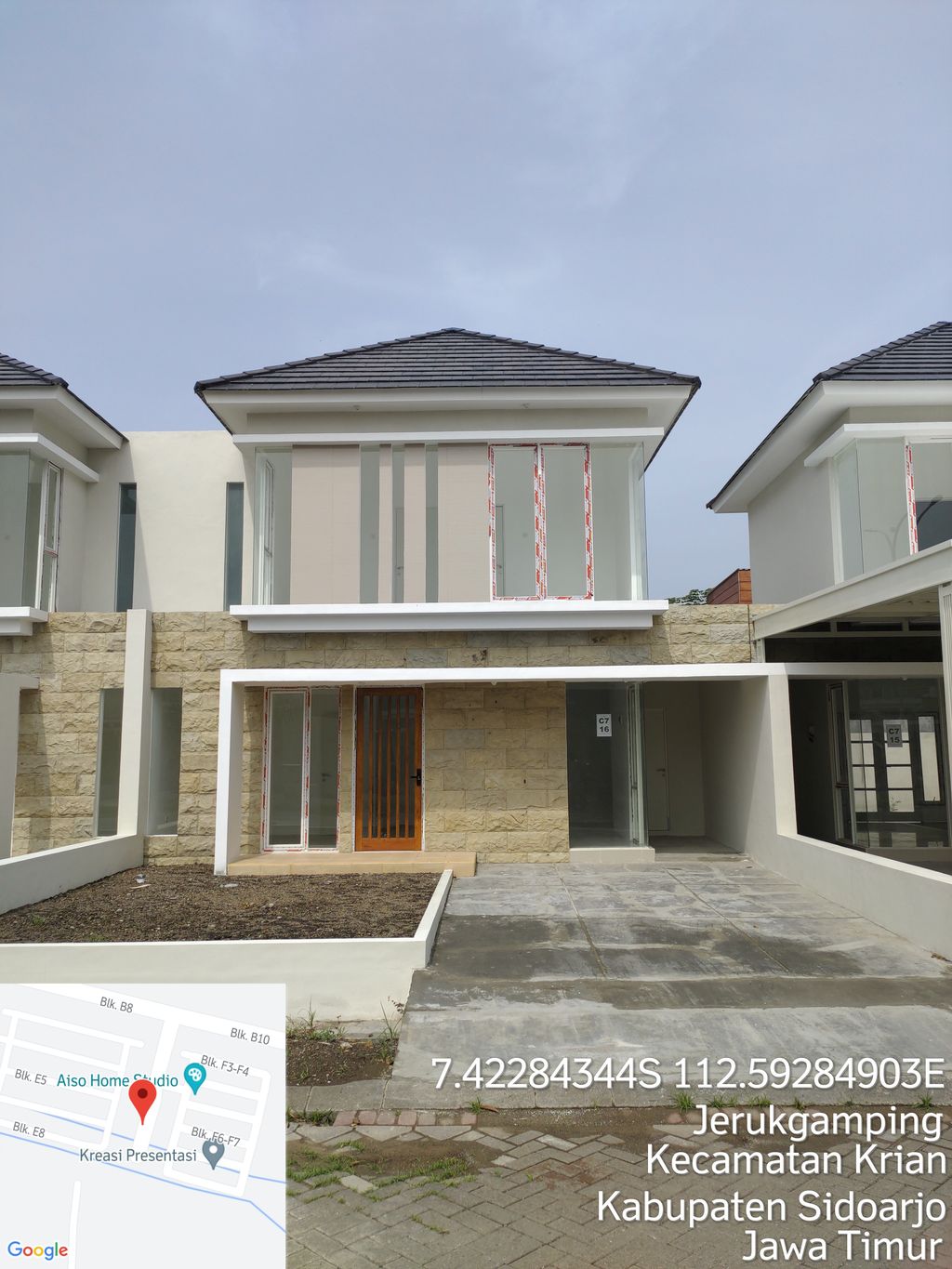 foto tampak rumah tipe NEW JASMINE 162 (2) perumahan Mandiri Residence