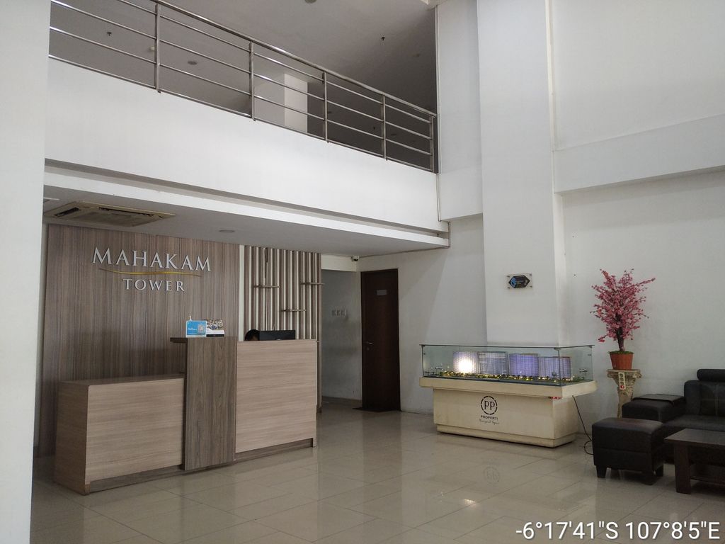 foto posisi tengah perumahan Riverview Residence Tower Mahakam