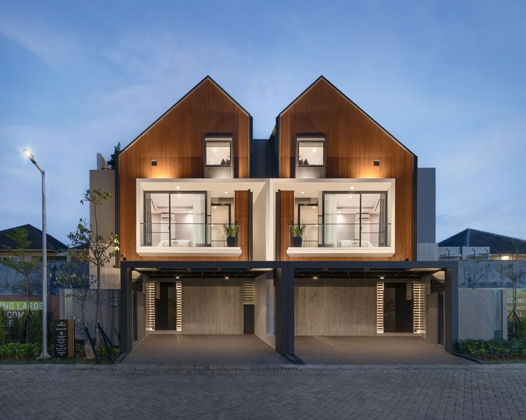 foto tampak rumah tipe TANZANITE SUPERIOR - 2023 (UD) perumahan DIAMOND HILL CITRALAND 2