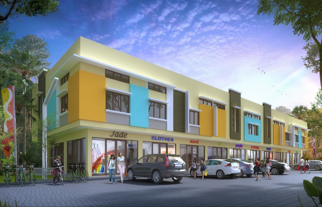 foto tampak rumah tipe RUKO perumahan Jade Ville