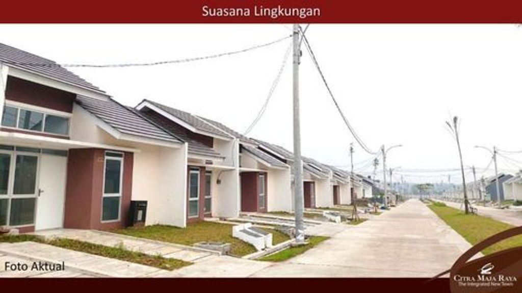 foto denah rumah tipe DAHLIA Hook perumahan JIMBARAN (CITRA MAJA RAYA 2)