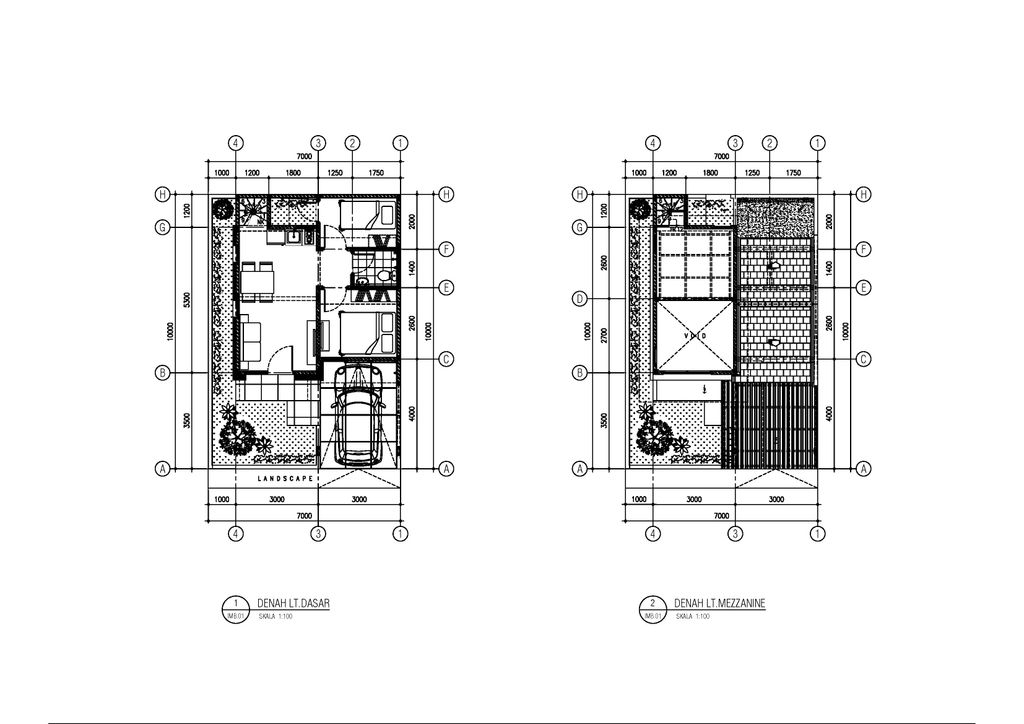 foto denah rumah tipe RUBY perumahan GRAND ALMAS RESIDENCE