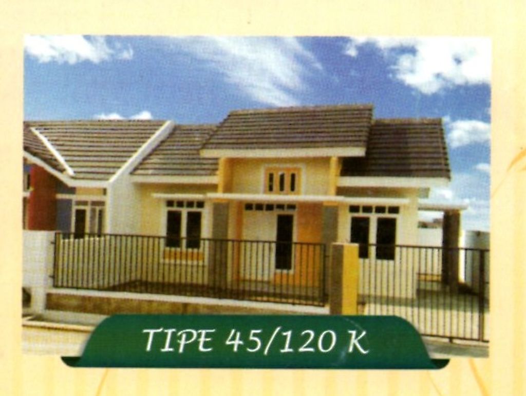 foto tampak rumah tipe 45/120 K perumahan Taman Krakatau - Margatani