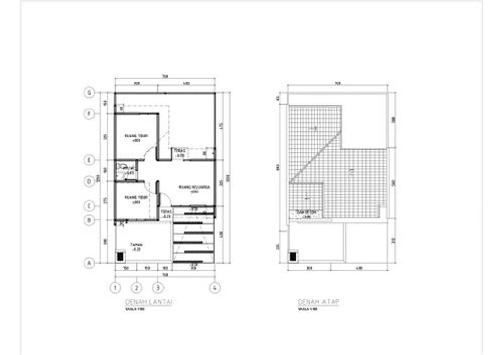 foto denah rumah tipe KAMALA perumahan GAHARU (CITRA MAJA RAYA 2 JO)