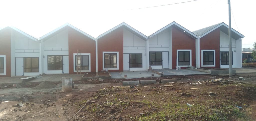 foto tampak rumah tipe 40 perumahan Puri Bukit Depok