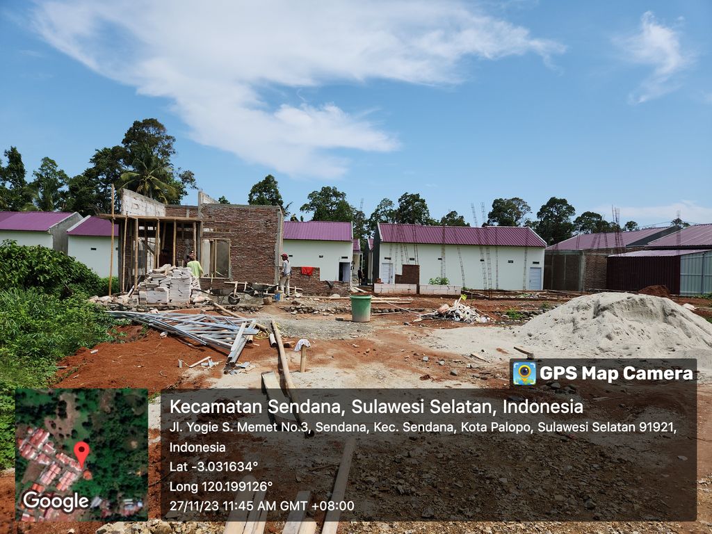 foto posisi tengah perumahan JIRANA PERMAI