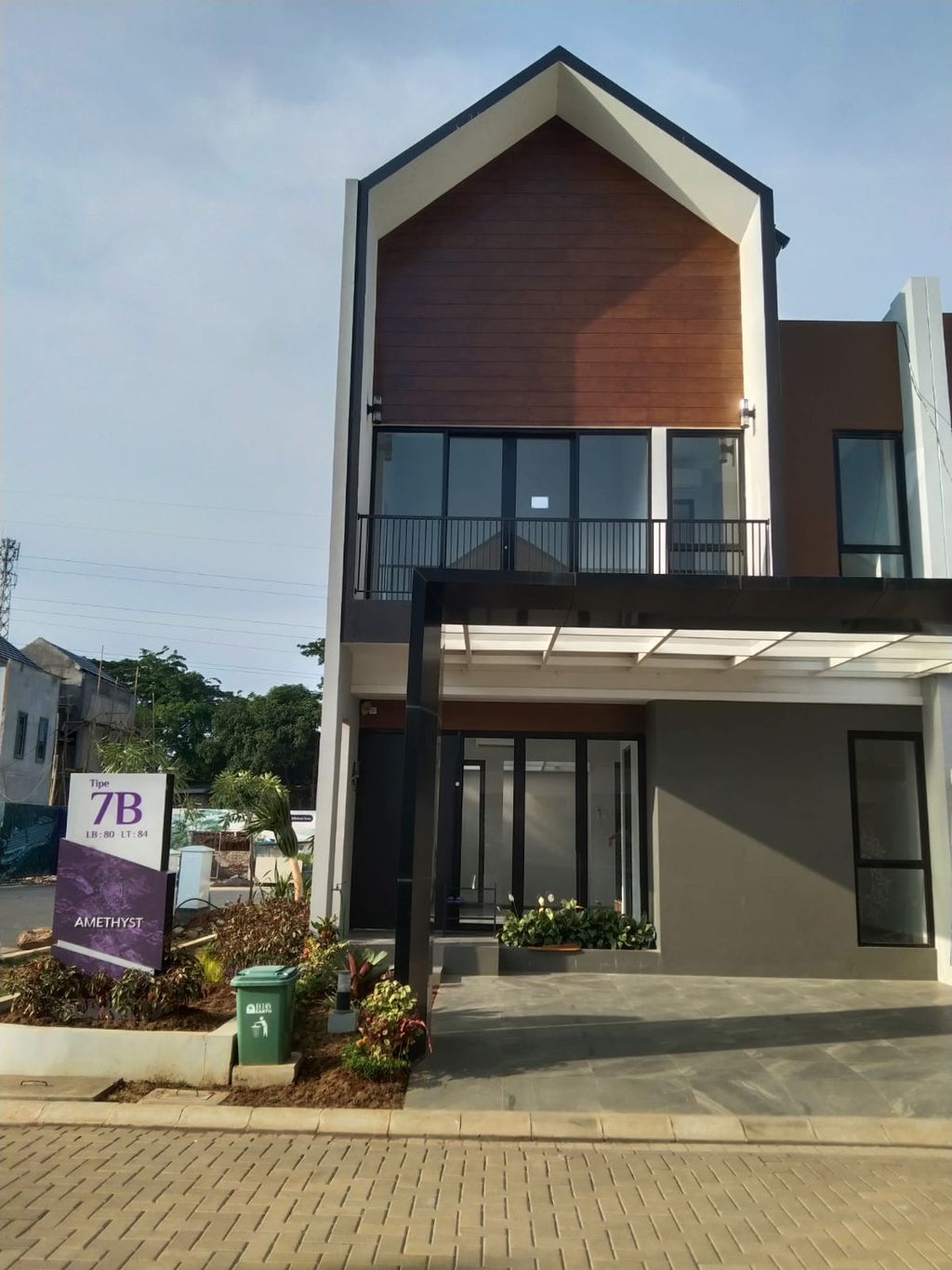 foto tampak rumah tipe 80 perumahan FAMILIA URBAN 3