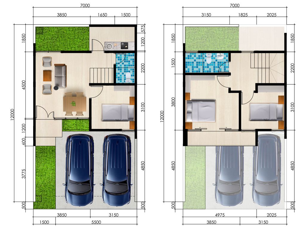 foto denah rumah tipe 80 perumahan FAMILIA URBAN 3