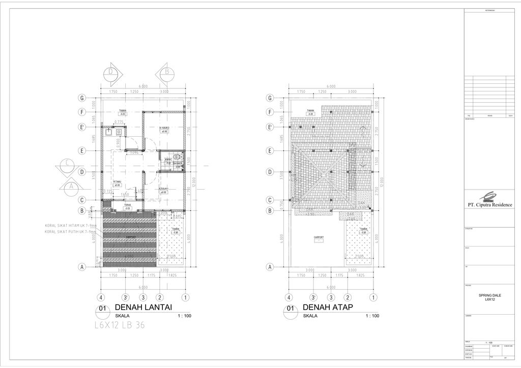 foto denah rumah tipe FORSYTHIA STD (2) perumahan Perumahan CitraGarden Malang