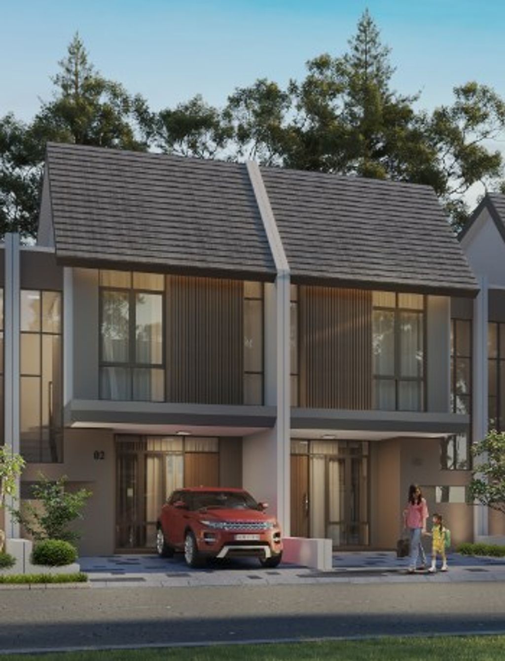 foto tampak rumah tipe NEW PICCOLA perumahan METLAND CILEUNGSI SEKTOR IV-REVISI