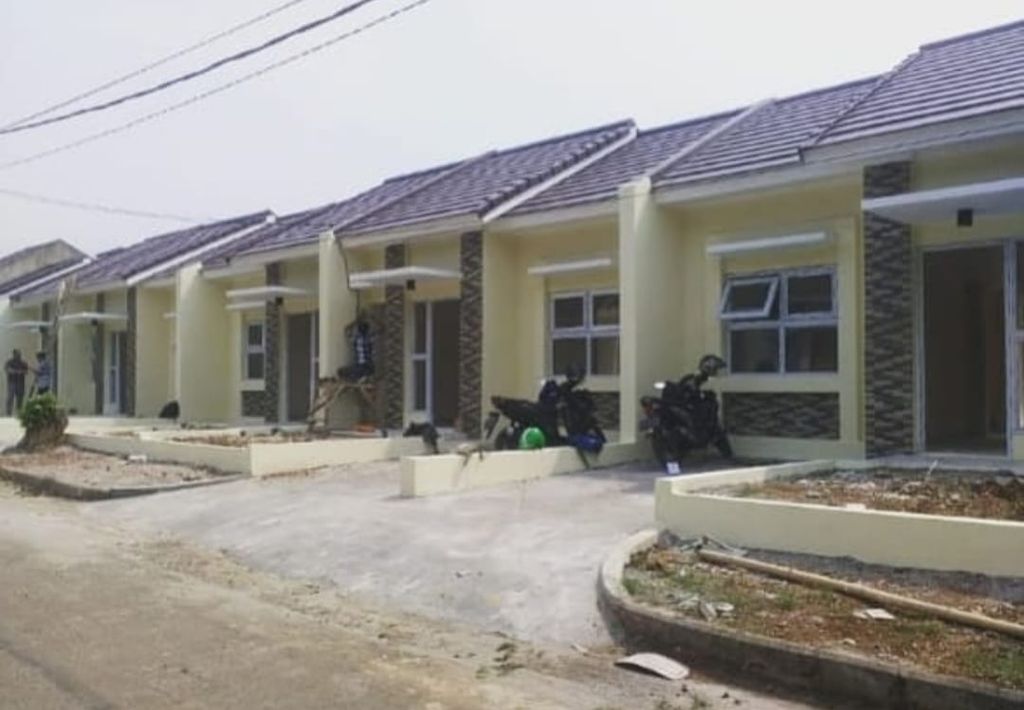 foto tampak rumah tipe 36/165 perumahan Sawangan Residence Ideal
