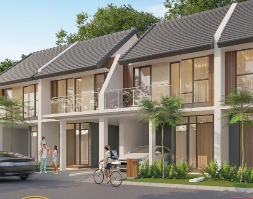 foto tampak rumah tipe NEW MIDIA perumahan METLAND CILEUNGSI SEKTOR IV-REVISI