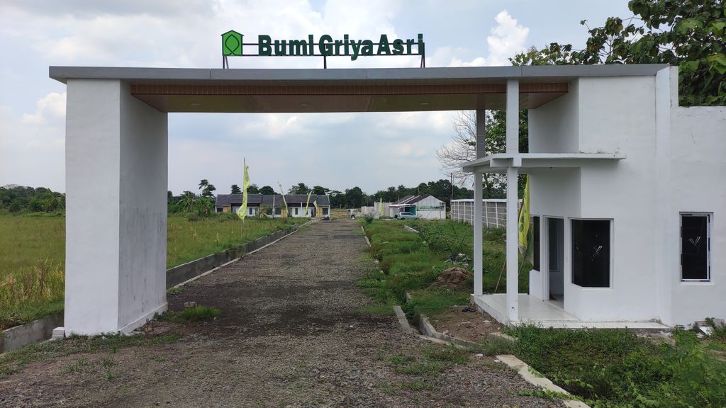 foto gerbang perumahan BUMI GRIYA ASRI